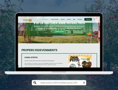 Finalitzem la web de l’Aula Rural Horta de Pinyana