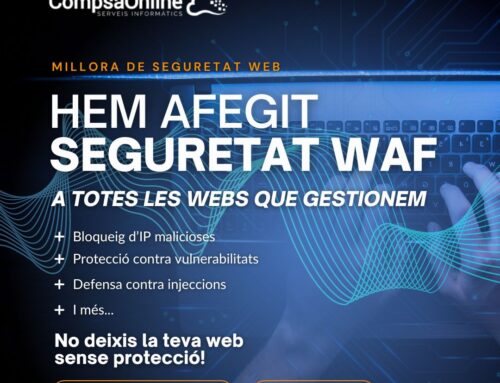 Protege la página web con una seguridad avanzada gracias al WAF de CompsaOnline