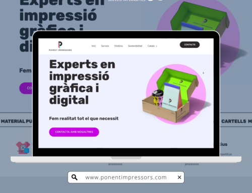 Finalitzem la nova web de Ponent Impressors